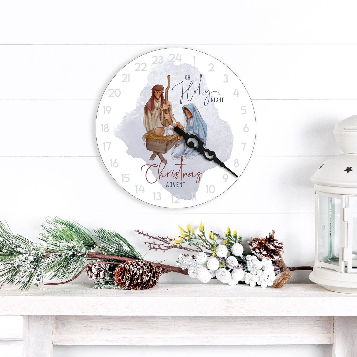 Round Christmas Advent Calendar