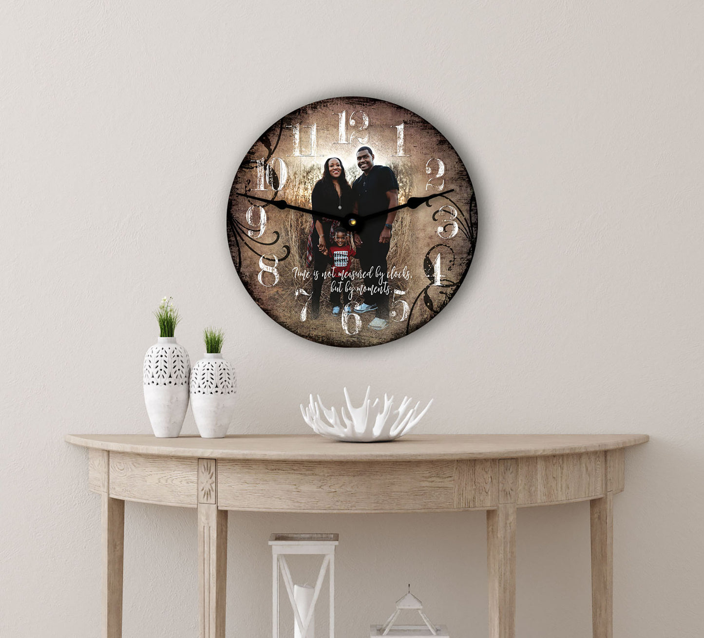 Custom Designed Photo Clock