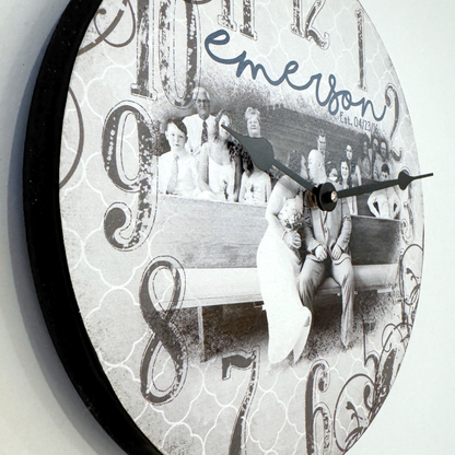 Custom Designed Photo Clock