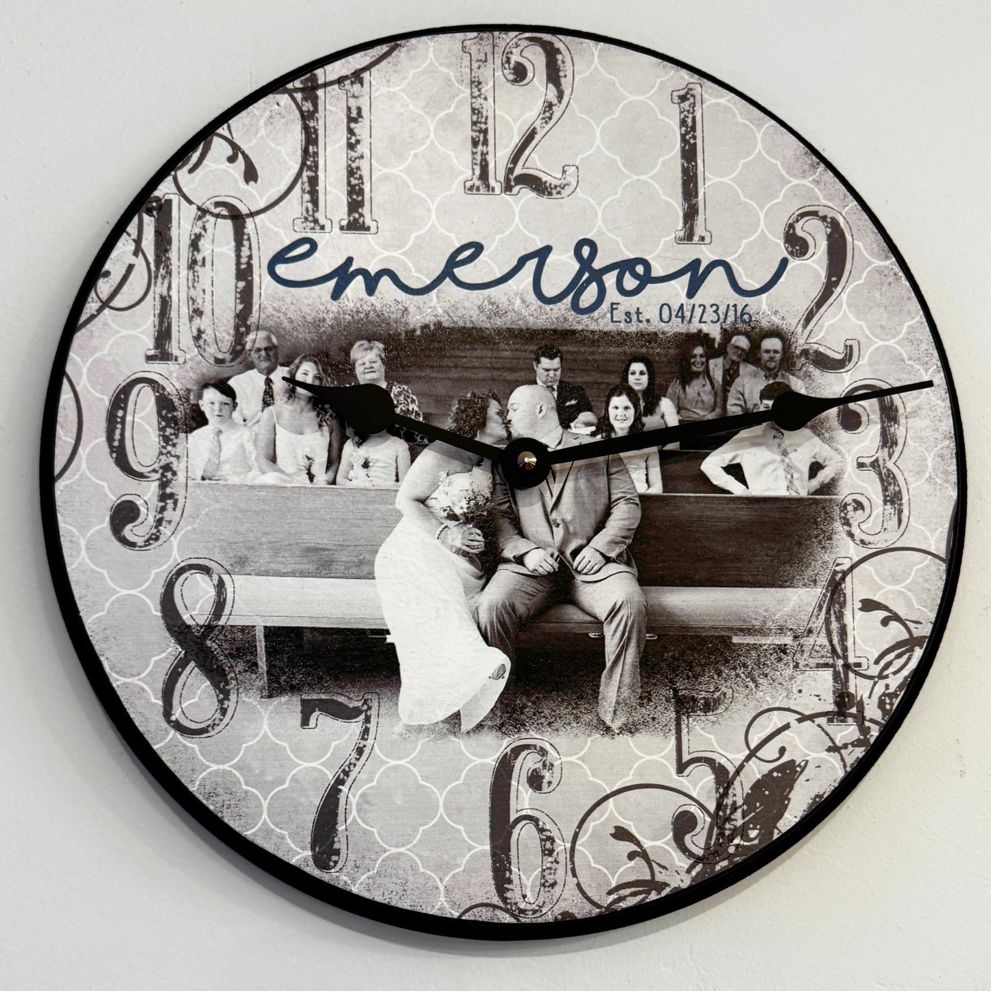 Custom Designed Photo Clock