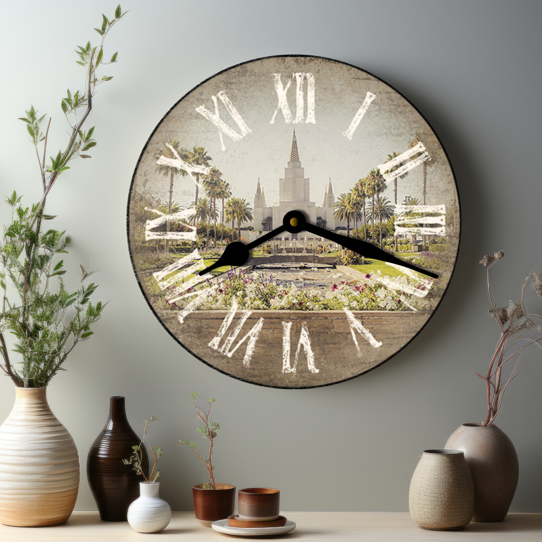 Personalized Temple Clock