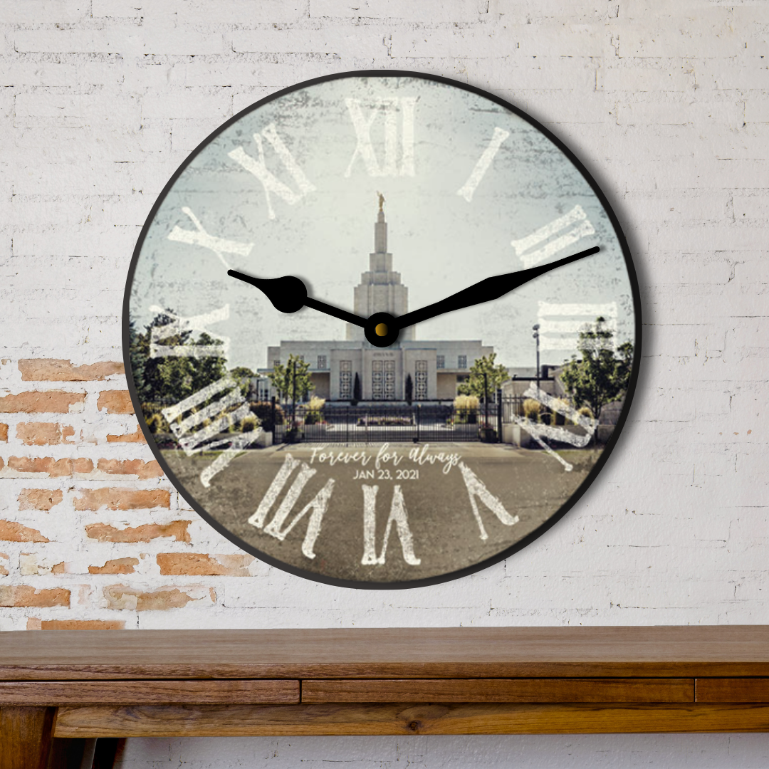 Personalized Temple Clock