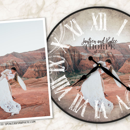 Custom Designed Photo Clock