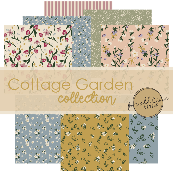 Cottage Garden Seamless Pattern Collection
