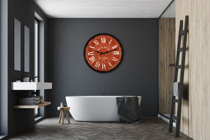 Personalized Rustic Style Clock