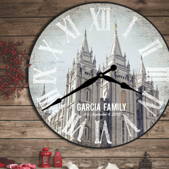 Personalized Temple Clock