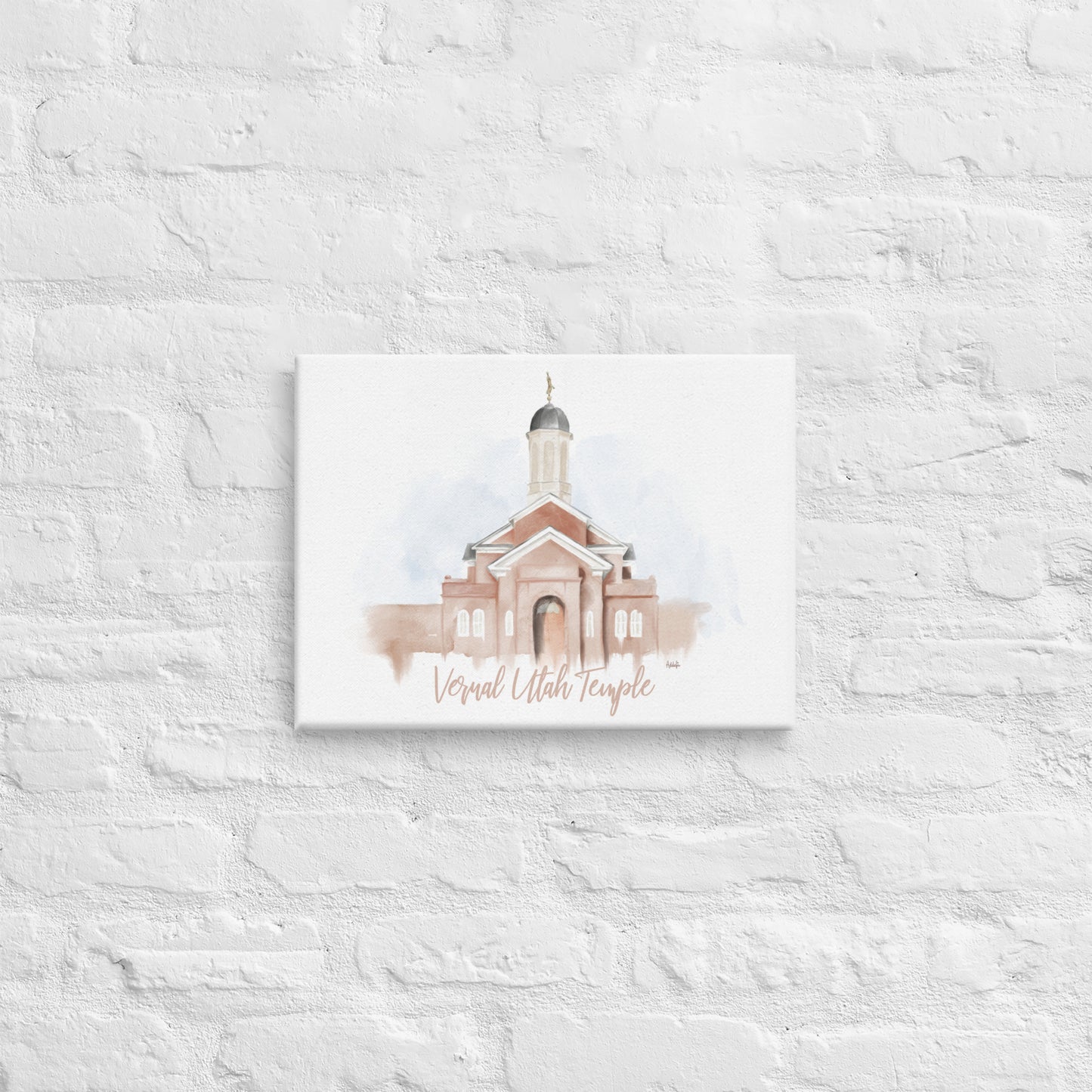 Vernal Temple Canvas Print