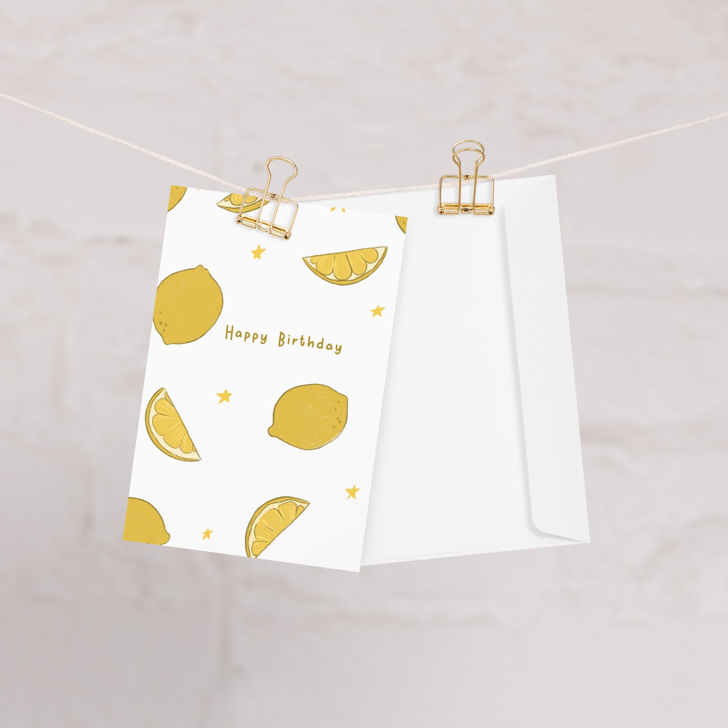 Lemons Birthday Card