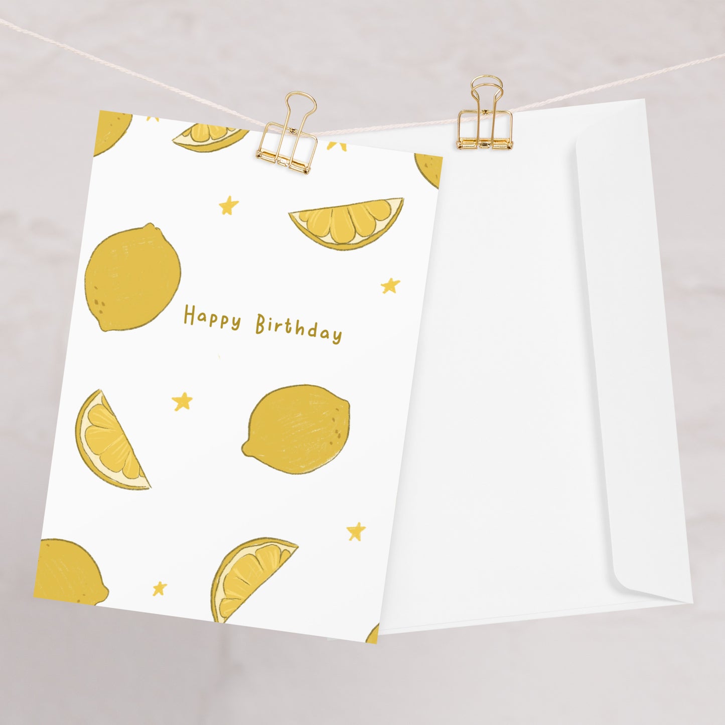 Lemons Birthday Card