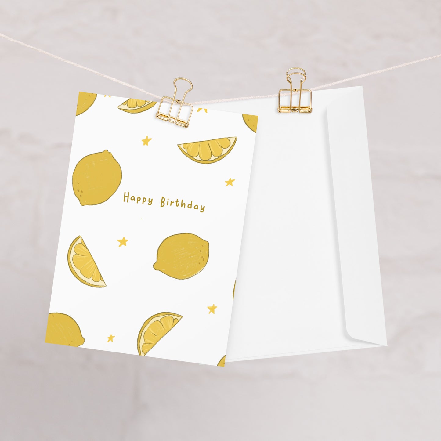 Lemons Birthday Card